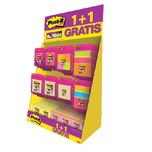 Post-it Memoblok 3M Post-it 6920 Super Sticky 76x76mm geel