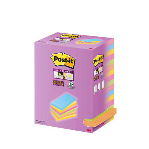 Post-it Bloc-mémos 3M Post-it 655 127x76mm color notes