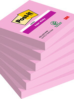 Post-it Memoblok 3M Post-it 654 Super Sticky 76X76mm roze