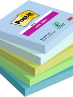 Post-it Bloc mémos 3M post-it 654 Super Sticky 76x76mm Oasis