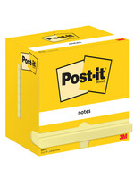 Post-it Bloc-mémos 3M Post-it 655 76x127mm jaune