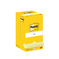 Post-it Memoblok 3M Post-it 654 76x76mm geel