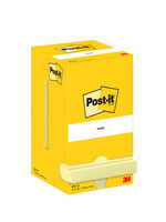 Post-it Memoblok 3M Post-it 654 76x76mm geel