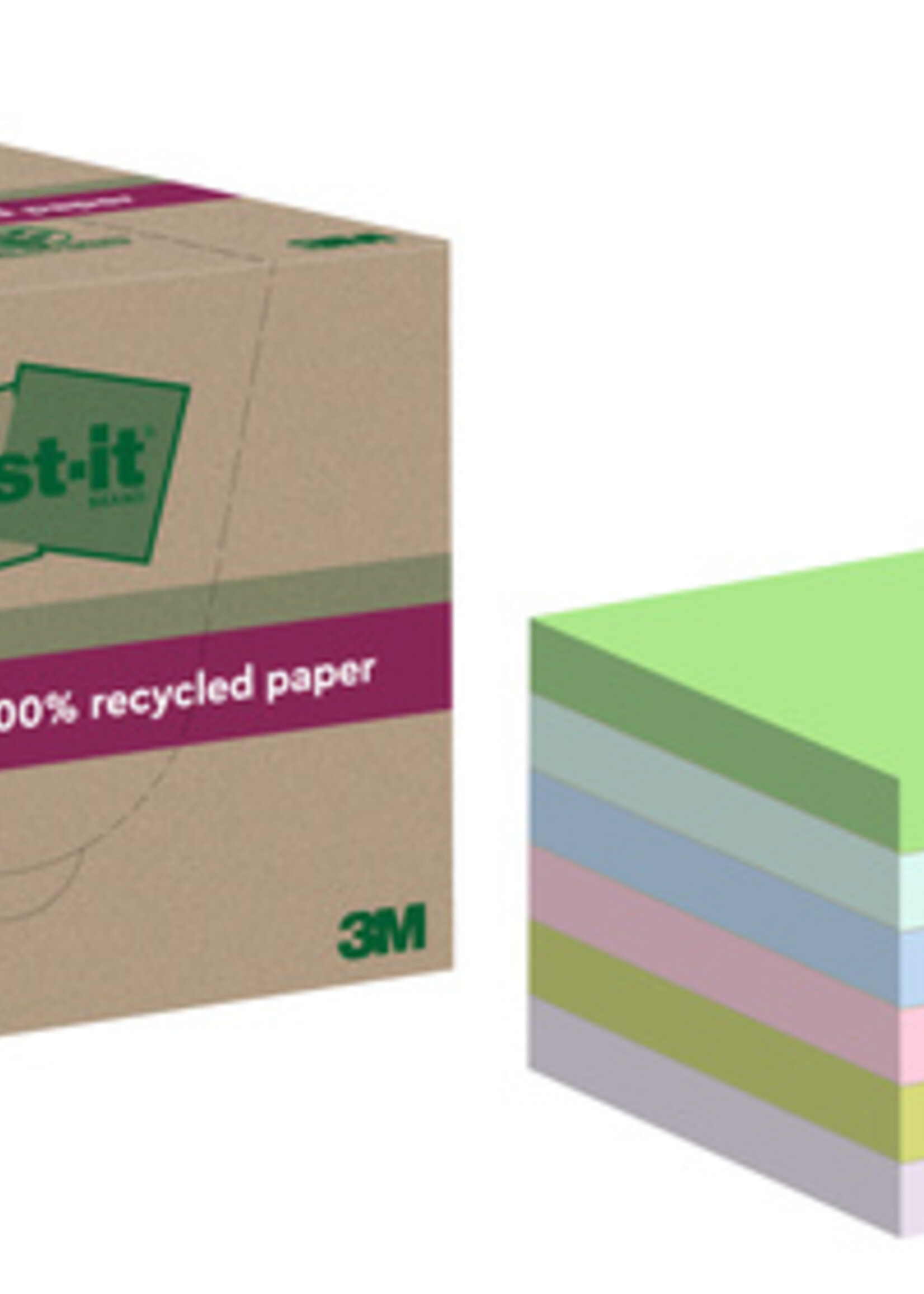 Post-it Bloc-mémos 3M Post-it 654 RSS12COL 76x76mm couleurs assorties