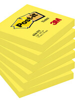 Post-it Memoblok 3M Post-it 654 76x76mm neon geel