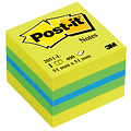 Post-it Bloc-mémos Post-it 20511L cube 51x51mm citron 400 feuillets