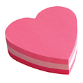 Post-it Memoblok 3M Post-it 2007 70x70mm kubus hart roze