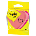 Post-it Memoblok 3M Post-it 2007 70x70mm kubus hart roze