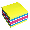 info notes Memoblok Info Notes kubus 75x75mm neon assorti 450vel