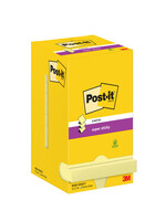 Post-it Memoblok 3M Post-it Z-Note S330 Super Sticky 76x76mm geel
