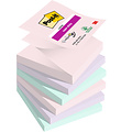 Post-it Bloc mémos 3M post-it Z-Notes R330 Super Sticky 76x76mm Soulful