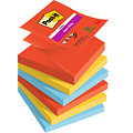 Post-it Bloc-mémos 3M Post-it Z-notes R330 Super Sticky 76x76mm Playful