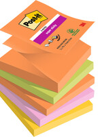 Post-it Bloc-mémos 3M post-it Z-Notes R330 Super Sticky 76x76mm Boost