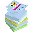 Post-it Bloc mémos 3M Post-it Z-Notes R330 Super Sticky 76x76mm Oasis