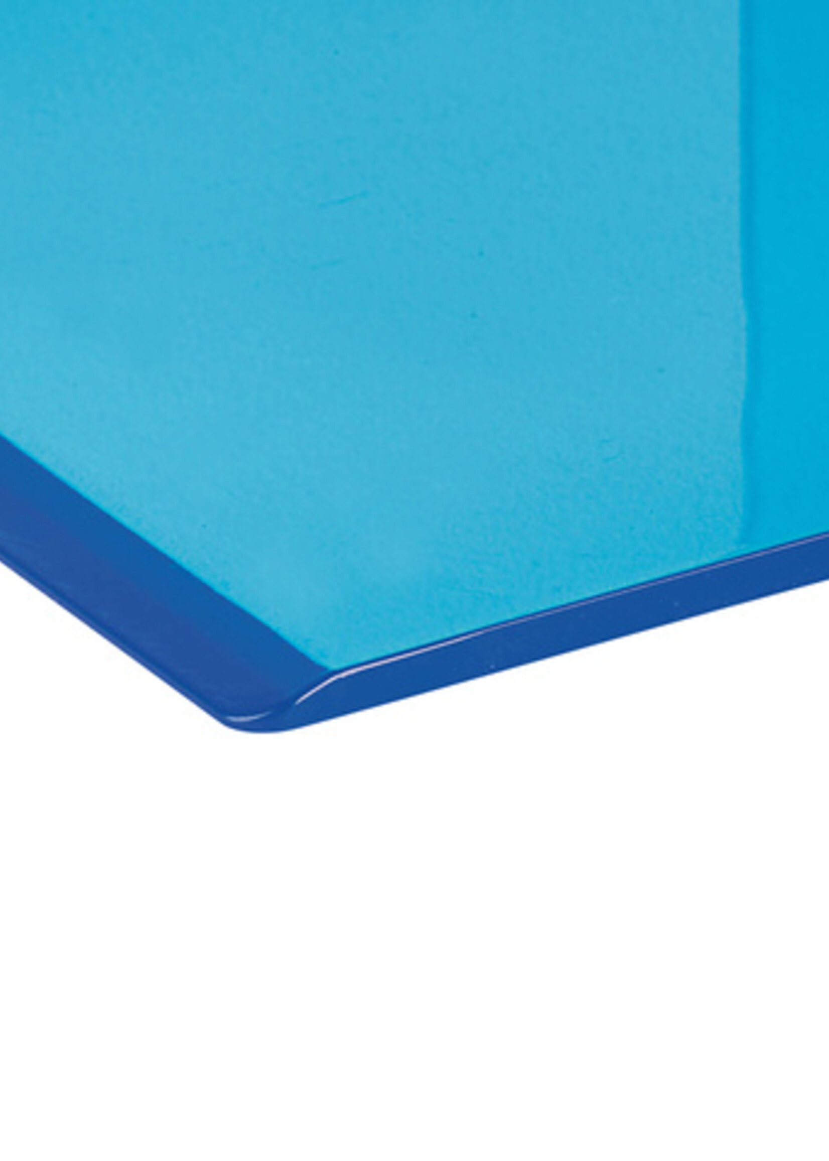 MAUL Boekensteun MAUL 10x10x13cm acryl set 2 neon blauw transparant