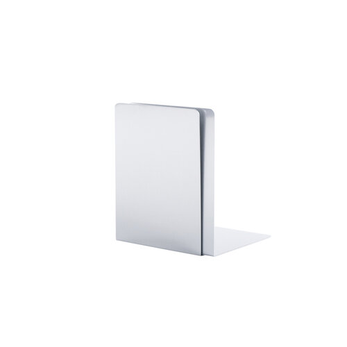 MAUL Serre-livres MAUL aluminium 16x15x21cm jeu 2 pièces argent