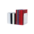 MAUL Boekensteun MAUL aluminium 16x15x21cm set 2 zilver