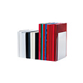 MAUL Serre-livres MAUL aluminium 16x15x21cm jeu 2 pièces argent