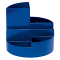 MAUL Organiseur bureau MAULrundbox 7 compartiments Ø14x12.5cm bleu