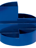 MAUL Organiseur bureau MAULrundbox 7 compartiments Ø14x12.5cm bleu