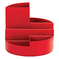 MAUL Organiseur MAULrunbox rouge 7 compartiments Ø14x12.5cm