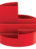 MAUL Organiseur MAULrunbox rouge 7 compartiments Ø14x12.5cm