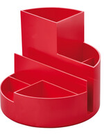 MAUL Organisateur MAULroundbox Recycled 6 compartiments rouge