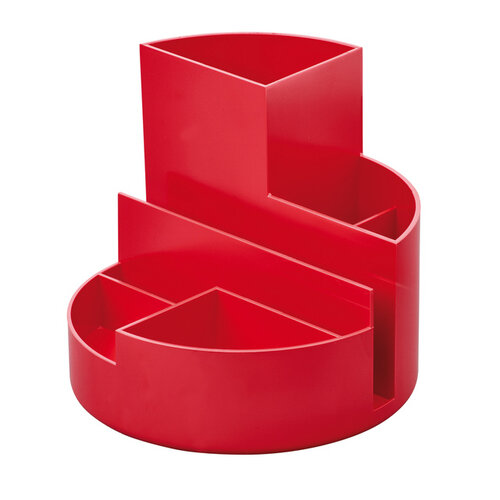 MAUL Organisateur MAULroundbox Recycled 6 compartiments rouge