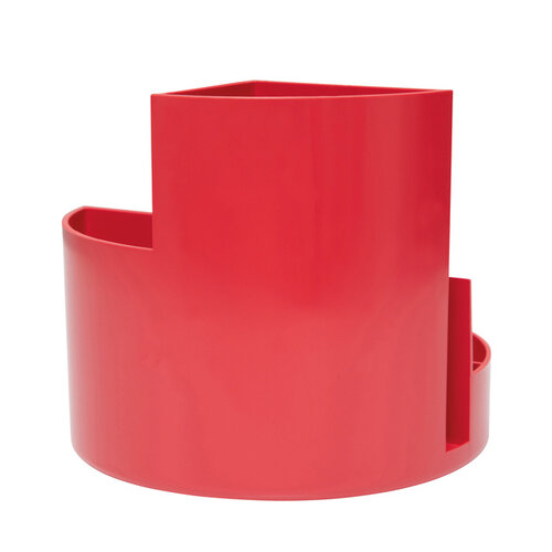 MAUL Organisateur MAULroundbox Recycled 6 compartiments rouge