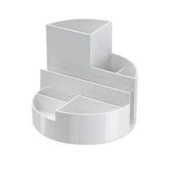 Organisateur MAULroundbox Recycled 6 compartiments blanc