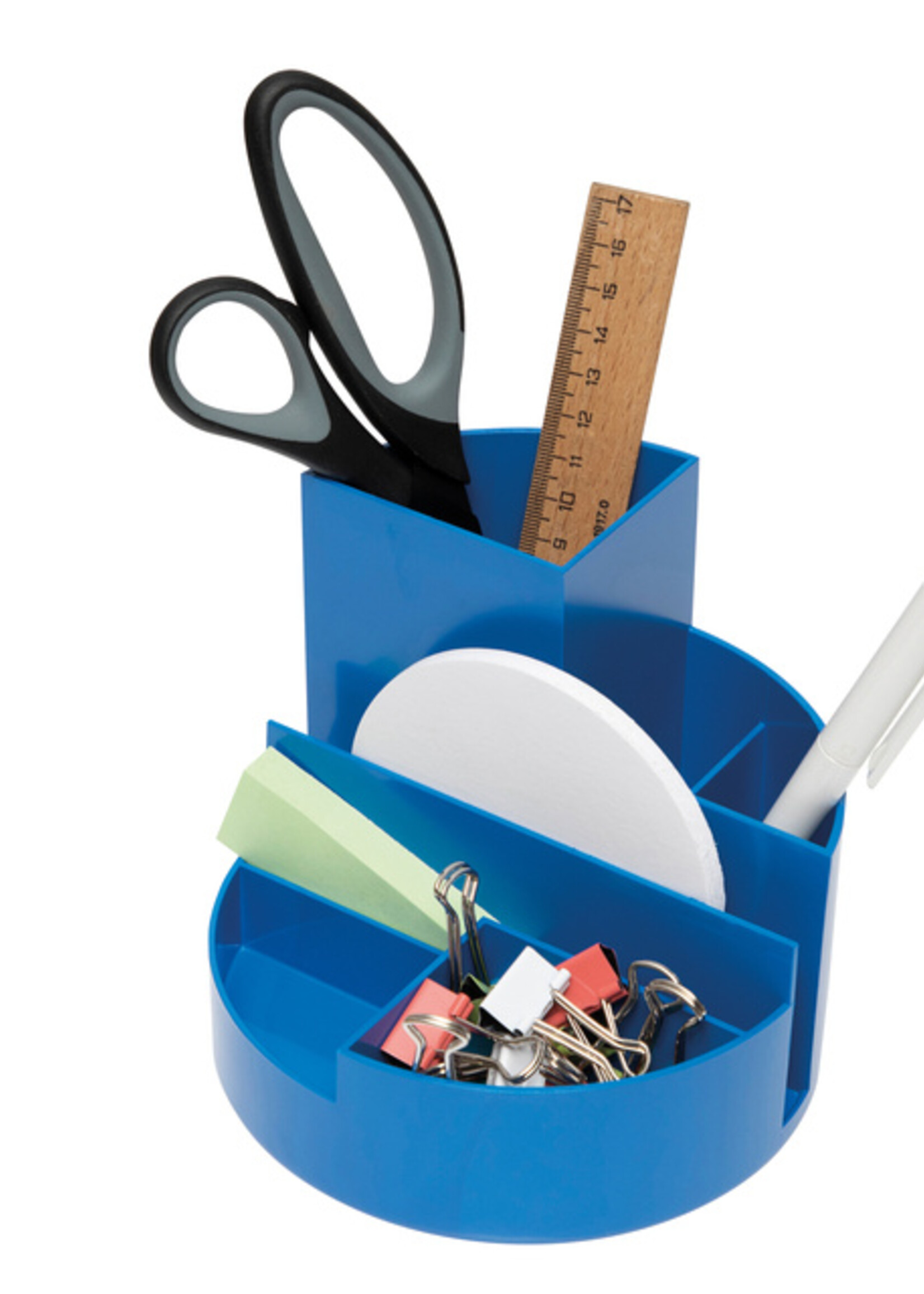 MAUL Pennenkoker MAUL roundbox Blauwe Engel recycled 6 vaks blauw