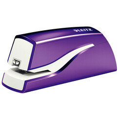 Agrafeuse électrique Leitz  NeXXt 5566 WOW 10 feuilles E1 violet