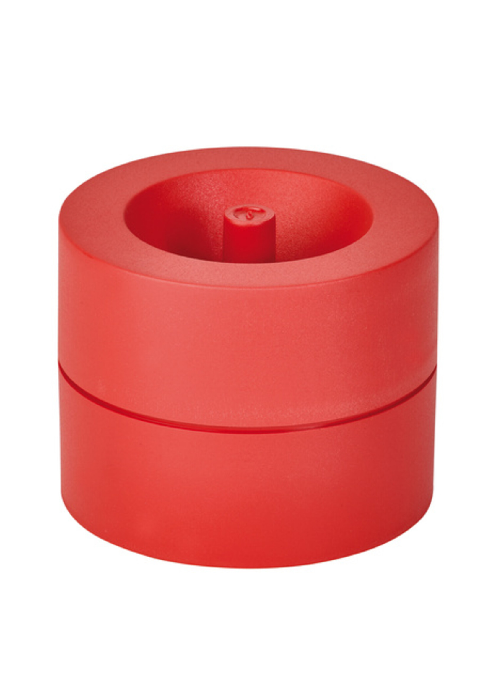 MAUL Papercliphouder MAULpro Blauwe Engel recycled Ø73x60mm rood