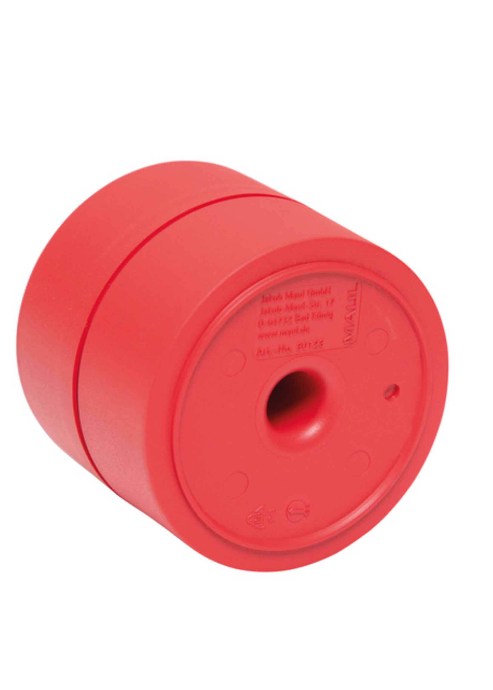 MAUL Papercliphouder MAULpro Blauwe Engel recycled Ø73x60mm rood