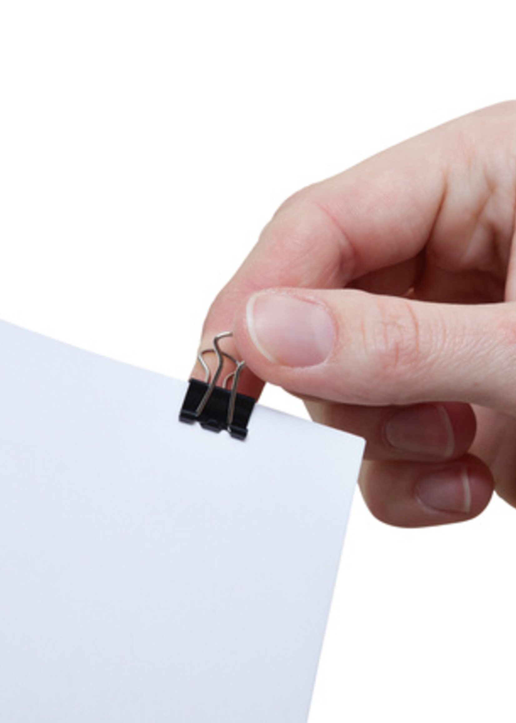 MAUL Papierklem MAUL 215 foldback 13mm capaciteit 4mm zwart