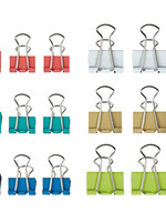 MAUL Pince à papier MAUL 215 Foldback 7mm + 9mm 24 pièces assorti