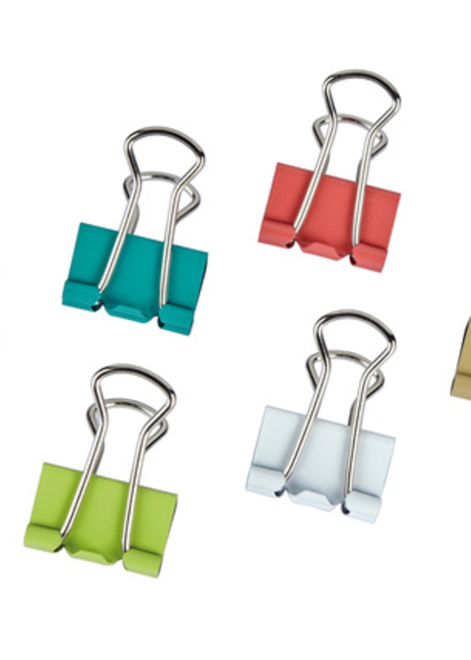 MAUL Pince à papier MAUL 215 Foldback 7mm + 9mm 24 pièces assorti