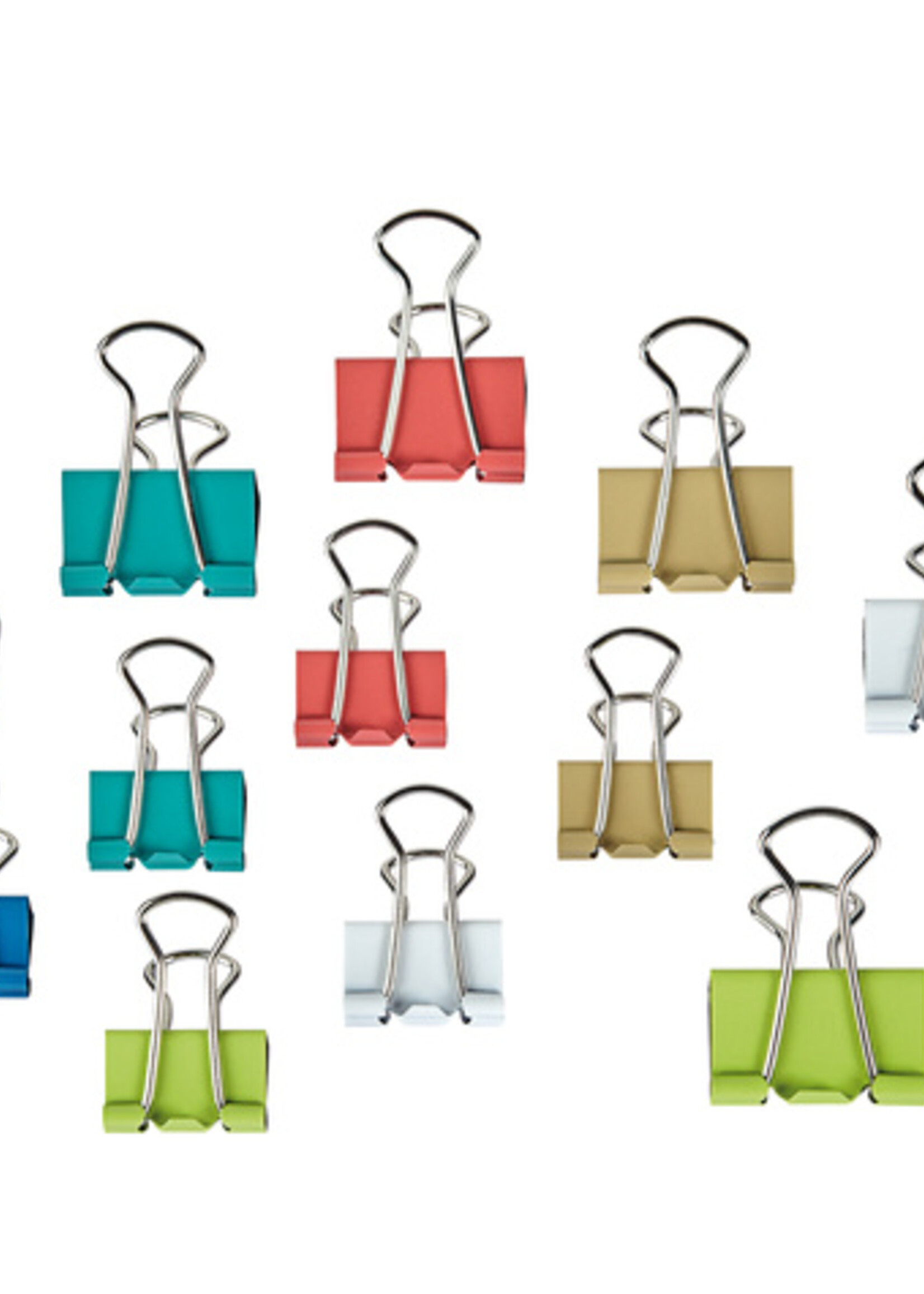 MAUL Pince à papier MAUL 215 Foldback 7mm + 9mm 24 pièces assorti