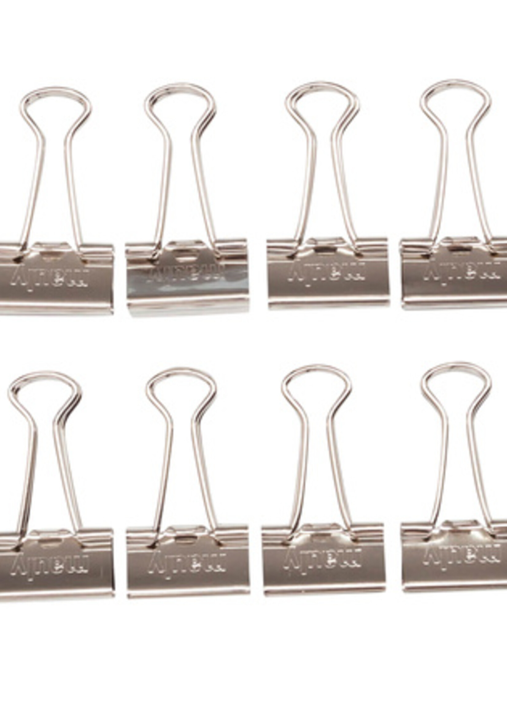 MAUL Papierklem MAUL 215 foldback 19mm capaciteit 7mm zilver