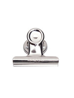 MAUL Papierklem MAUL Bulldog met magneet 52mm capaciteit 20mm zilver