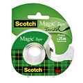 Scotch Plakband Scotch Magic 810 19mmx25m onzichtbaar + afroller