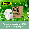 Scotch Ruban adhésif invisible Scotch Magic 900 19mmx30m