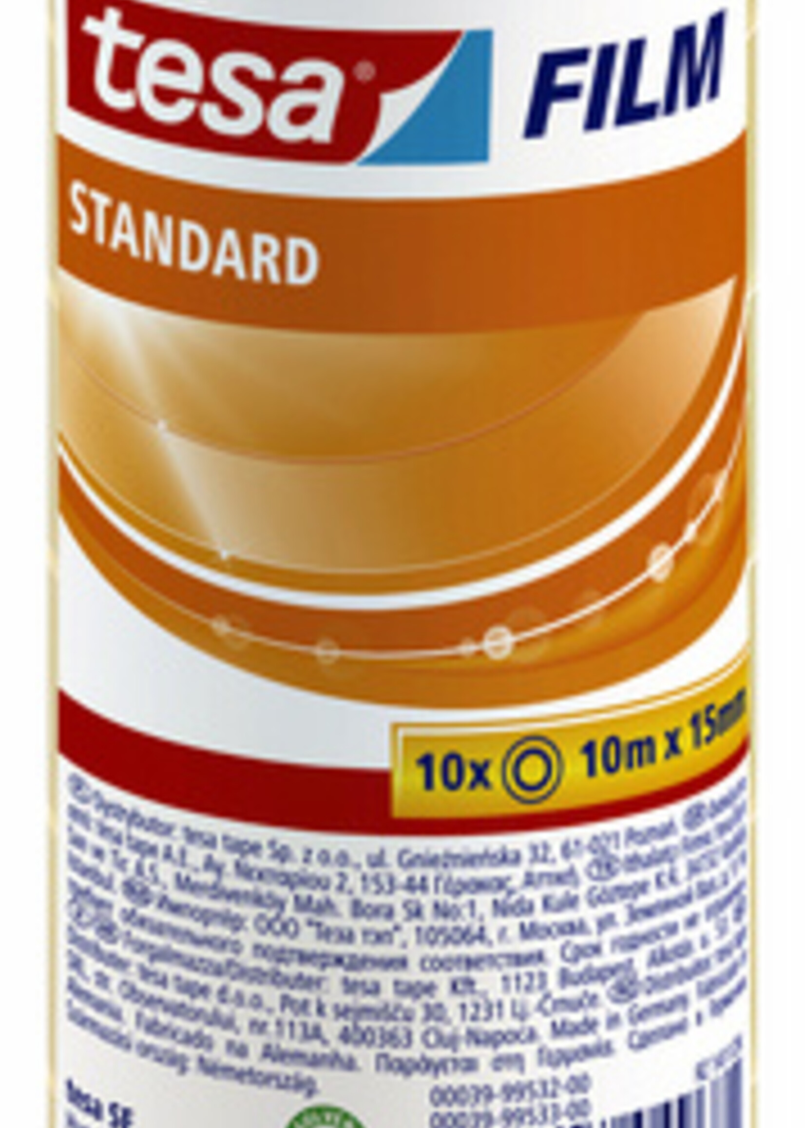 Tesa Ruban adhésif Tesa film standard 15mmx10m skin pack 10 rlx