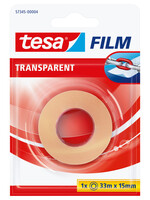 Tesa Ruban adhésif Tesa film 15mmx33m transparent blister