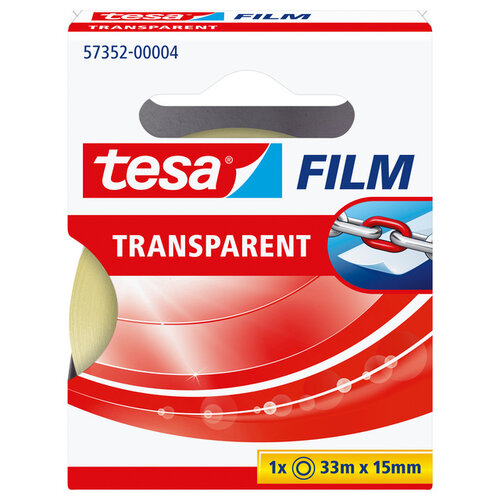 Tesa Ruban adhésif Tesa film 15mmx33m transparent en boîte