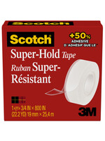Scotch Plakband Scotch 700 Super Hold 19mmx25.4m transparant 6st