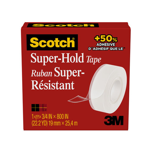 Scotch Plakband Scotch 700 Super Hold 19mmx25.4m transparant 6 stuks
