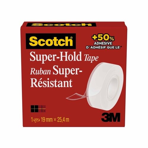 Scotch Ruban adhésif Scotch 700 uper Hold 19mmx25,4mm transparent