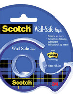 Scotch Plakband Scotch 19mmx16.5m Wall Safe + handafroller