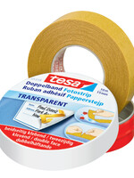 Tesa Dubbelzijdige plakband Tesa 15mmx10m in bewaarblik